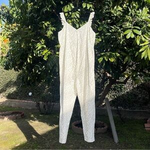 Hatch Cream Floral Jumpsuit